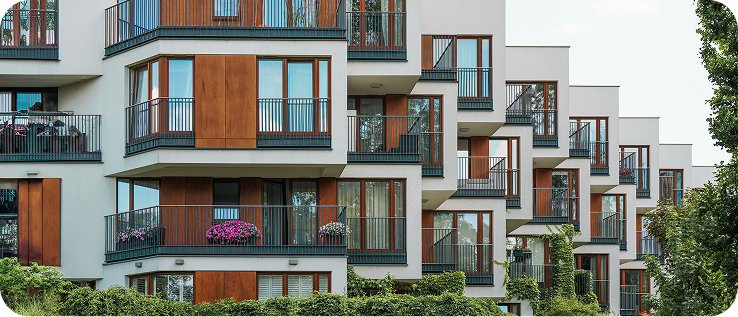 Apartment building property